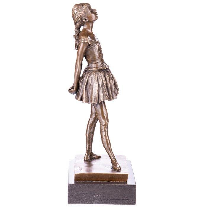 Figure - Bronzefigur Junge Vierzehnjährige Tänzerin nach, Antiek en Kunst, Curiosa en Brocante