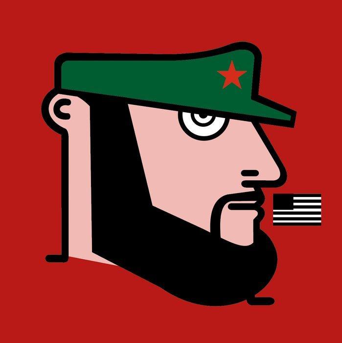 IABO (1980) - Fidel (Portrait of Fidel Castro), Antiek en Kunst, Kunst | Schilderijen | Modern