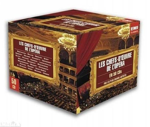 Various Artists in Opera - 50CD LES CHEFS DOEUVRE DE, Cd's en Dvd's, Vinyl Singles