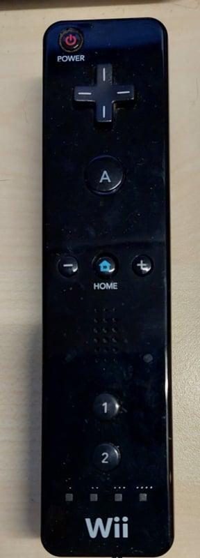 Wii Controller zwart (Nintendo used), Games en Spelcomputers, Spelcomputers | Nintendo Wii, Ophalen of Verzenden