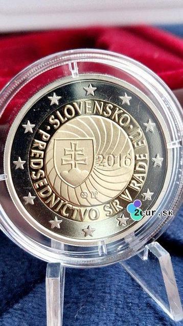 Slowakije. 2 Euro 2016 Slovak Presidency Proof beschikbaar voor biedingen