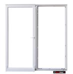 PVC Schuifraam, Schuifdeur B200xH215 en B250xH215 in stock, Doe-het-zelf en Bouw, Raamkozijnen en Schuifdeuren, Kunststof, Nieuw