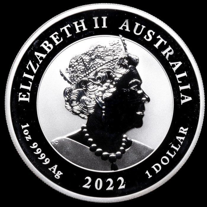 Australië. 1 Dollar 2022 Quokka, 1 Oz (.999) (Zonder, Postzegels en Munten, Munten | Europa | Niet-Euromunten