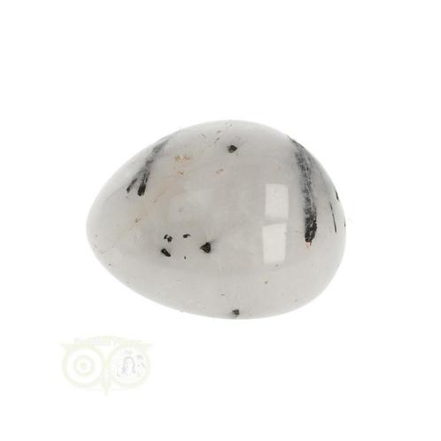 Toermalijn kwarts geronde trommelsteen Nr 24 - 38 gram, Handtassen en Accessoires, Edelstenen, Nieuw, Verzenden