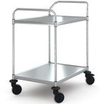 Serveerwagen | VARIOCART | RVS | 2 Niveaus (EN800x600) |, Verzenden, Nieuw in verpakking