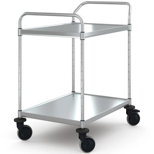 Serveerwagen | VARIOCART | RVS | 2 Niveaus (EN800x600) |, Zakelijke goederen, Horeca | Keukenapparatuur, Nieuw in verpakking, Verzenden