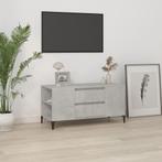 vidaXL Tv-meubel 102x44,5x50 cm bewerkt hout betongrijs, Huis en Inrichting, Verzenden, Nieuw