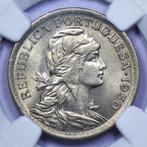 Portugal. Republic. 50 centavos 1930 - NGC - MS 64 - Rara, Timbres & Monnaies, Monnaies | Europe | Monnaies non-euro