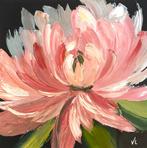 Victoria Lemée - Pivoine Huile sur Toile XL