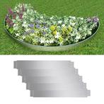 vidaXL Clôture flexible de pelouse 5 pcs Acier galvanisé, Jardin & Terrasse, Traverses & Bordures, Neuf, Verzenden