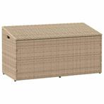 TM Tuinbox 110x50x58 cm poly rattan beige, Verzenden, Nieuw