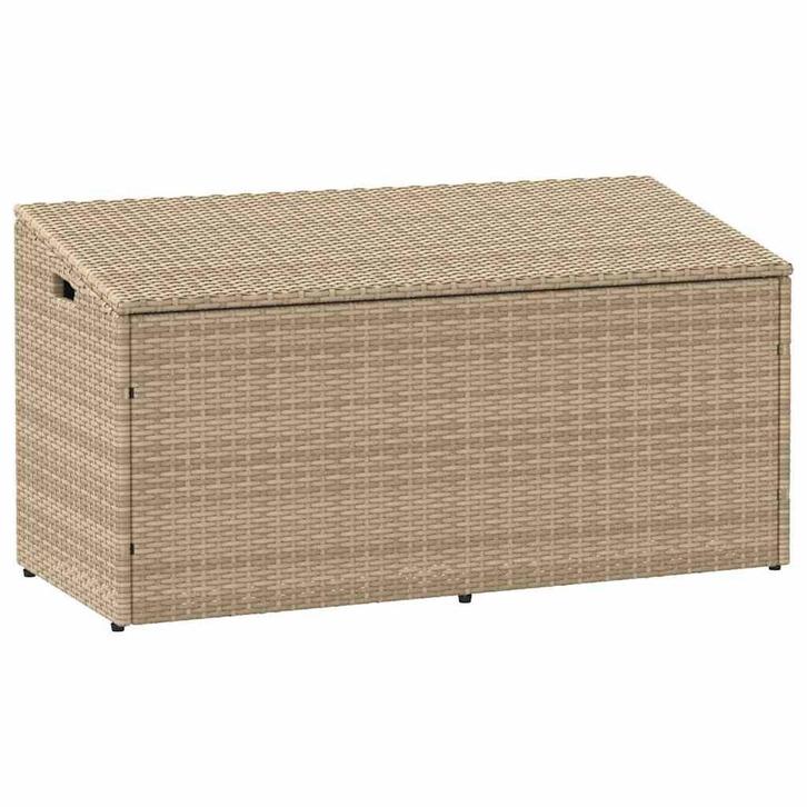 TM Tuinbox 110x50x58 cm poly rattan beige, Auto diversen, Autogereedschap, Verzenden