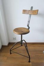 Stoel - Staal - Unieke werkplaatsstoel