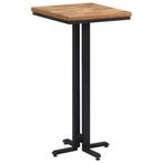 vidaXL Table de bar 55x55x110 cm teck de récupération, Huis en Inrichting, Tafels | Eettafels, Verzenden