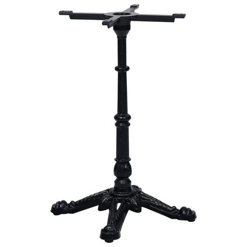 vidaXL Bistrotafelpoot 52x52x72 cm gietijzer zwart, Huis en Inrichting, Tafelonderdelen, Nieuw, Verzenden