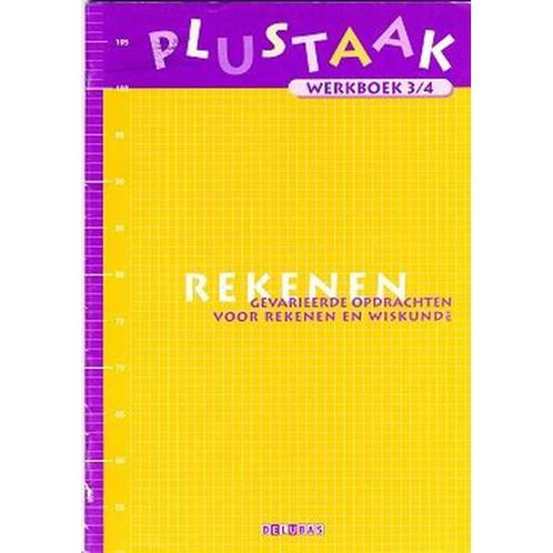 Plustaak Rekenen werkboek 3/4 (per stuk), Livres, Livres scolaires, Envoi