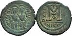 Byzanz Justinus Ii Follis Nicomedia 571/572 Sophia Thron..., Verzenden
