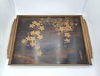 Emile Gallé - Plateau de service - Bois - Marqueterie, Antiek en Kunst