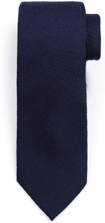 Suitable Stropdas Zijde Rough Oxford Navy maat  Heren beschikbaar voor biedingen