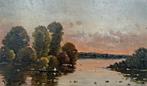 Hippolyte Camille Delpy (1842-1910) - Le lac au coucher du