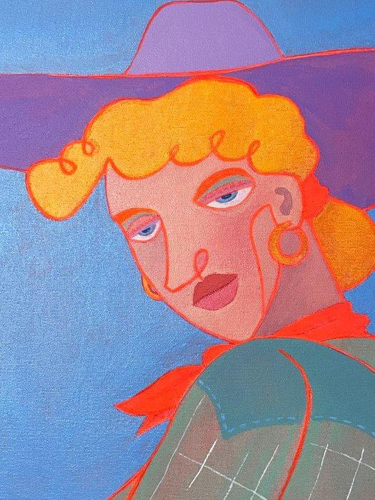 Felix Zilinskas - Violet is Back-XXL, Antiek en Kunst, Kunst | Schilderijen | Modern