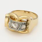 Ring - 18 karaat Geel goud Diamant (Natuurlijk), Handtassen en Accessoires, Ringen, Nieuw