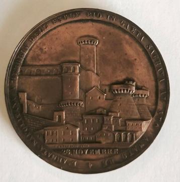 Italië. Medal 1848 opus V. Catenacci. Ferdinando II di
