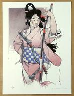 Michetz, Marc - 1 Offset Print - Geisha et larc à flèche