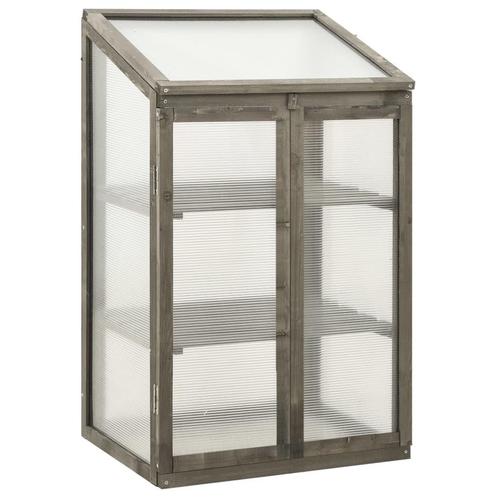 vidaXL Broeikas 60x45x100 cm vurenhout, Tuin en Terras, Kassen, Nieuw, Verzenden