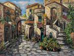 Marino Faliero (1948) - Borgo, Antiek en Kunst, Kunst | Schilderijen | Klassiek