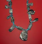 Romain antique Verre collier de perles (restringé) (Sans