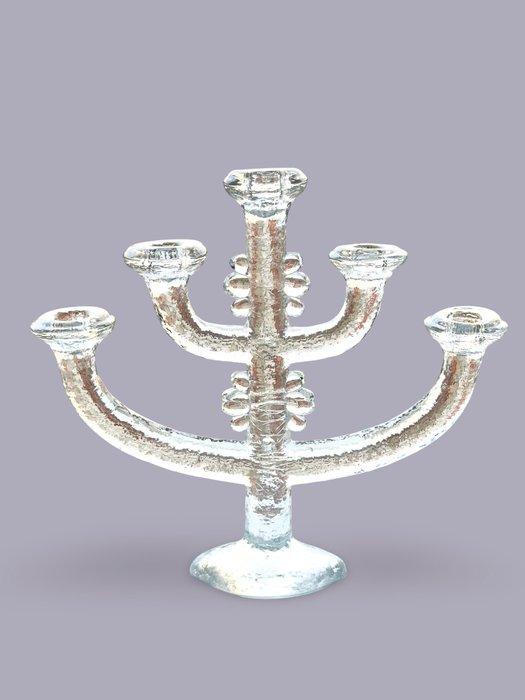 Pukeberg - Staffan Gellerstedt - Kaarsenhouder - Kristalglas, Antiek en Kunst, Antiek | Meubels | Stoelen en Sofa's