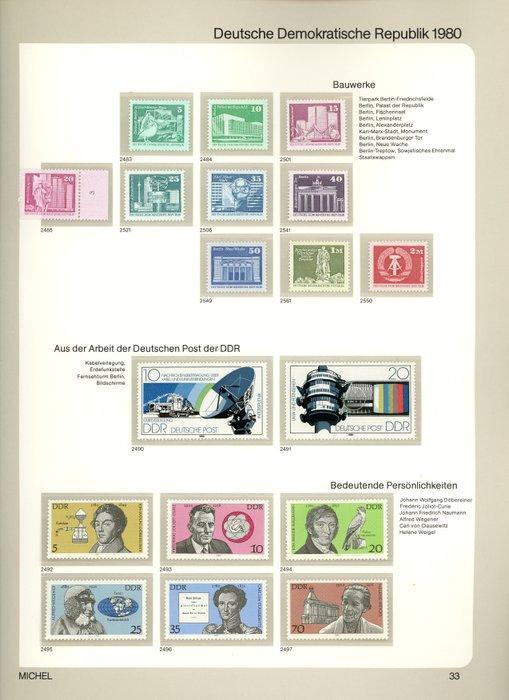Duitsland 1980/1983 - Duitsland / DDR-periode, volledige, Postzegels en Munten, Postzegels | Amerika