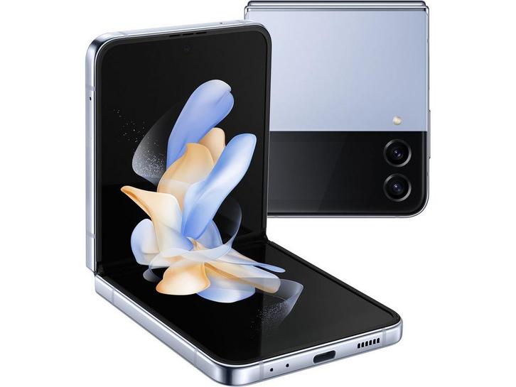 Samsung Galaxy Z Flip4 - 5G - 128GB - 8GB RAM - Blauw, Telecommunicatie, Mobiele telefoons | Overige merken, Zo goed als nieuw