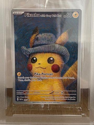 Pokémon - 1 Graded card - Pikachu with Grey Felt Hat, beschikbaar voor biedingen