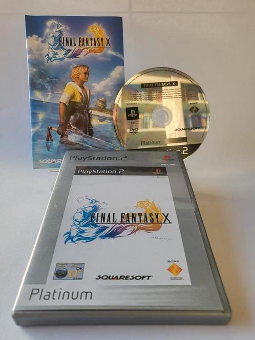 Final Fantasy X Platinum Edition Playstation 2, Games en Spelcomputers, Games | Sony PlayStation 2, Zo goed als nieuw, Ophalen of Verzenden