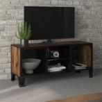 vidaXL Tv-meubel 105x36x47 cm metaal en MDF rustiek bruin, Huis en Inrichting, Kasten |Televisiemeubels, Verzenden, Nieuw