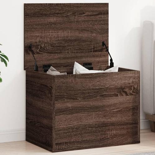 vidaXL Opbergbox 60x42x46 cm bewerkt hout bruin eikenkleurig, Huis en Inrichting, Kasten | Overige, Nieuw, Verzenden