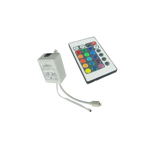 RGB LED IR Controller Afstandsbediening 24 knoppen Male, Huis en Inrichting, Lampen | Overige, Nieuw, Verzenden