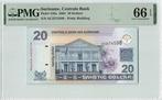2004 Suriname P 159a 20 Dollars Pmg 66 Epq, Postzegels en Munten, Verzenden, België