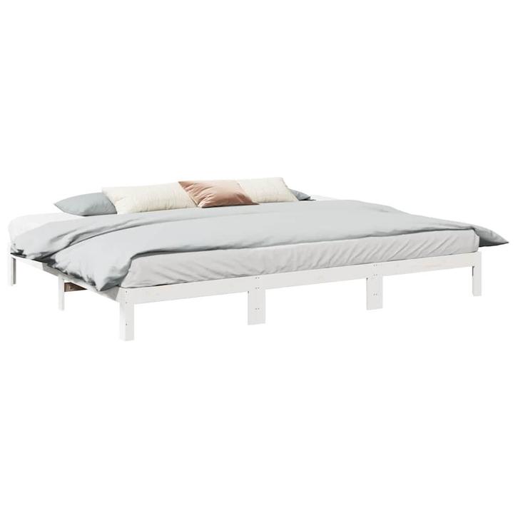 vidaXL Bedframe Family zonder matras 270x200 cm massief, Huis en Inrichting, Slaapkamer | Bedden, Nieuw, Verzenden