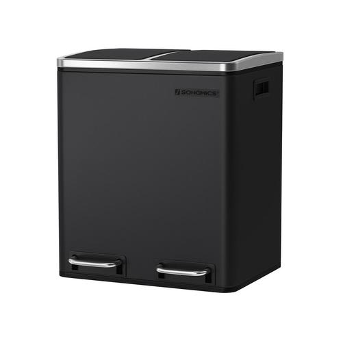 Zwarte Keuken Vuilnisbak 30L - Retour Deal! 35% Korting, Huis en Inrichting, Woonaccessoires | Prullenbakken, Minder dan 50 cm