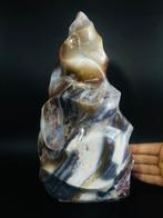 Grote decoratieve Ocean Jasper vlam Natuurlijke kunst voor
