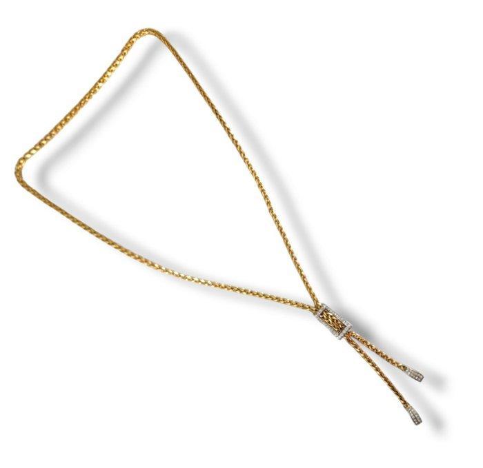 Halsketting - 18 karaat Geel goud, 18k geel goud ketting, Handtassen en Accessoires, Kettingen