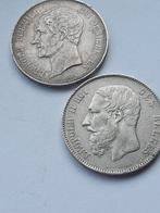 België. Leopold I / Leopold II. 5 Francs 1865 (2 x)