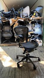 Herman Miller Aeron Remastered Maat A, Huis en Inrichting, Bureaustoelen, Verzenden, Zwart, Zo goed als nieuw, Bureaustoel