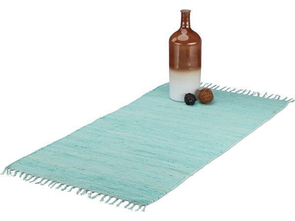 Veiling - Vloerkleed met franjes - 70 x 140 cm, Huis en Inrichting, Stoffering | Vloerbedekking