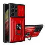Samsung Galaxy S21 FE - Card Slot Hoesje met Kickstand en