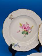 Meissen – 5 Teller – Porzellan mit Blumen- und