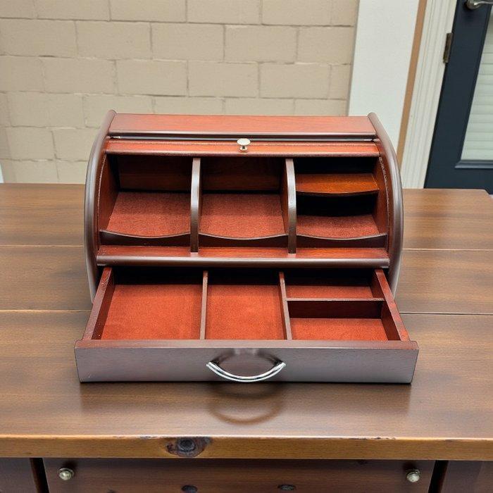 Krat - Hout - secretaris, Antiquités & Art, Curiosités & Brocante